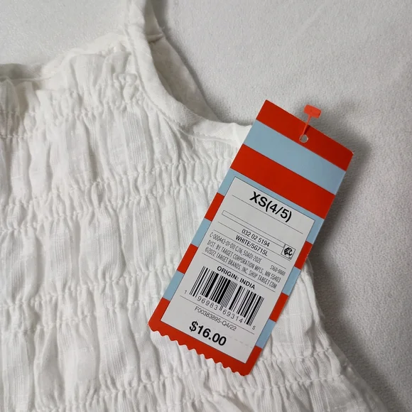 Cat & Jack NWT Girls Sleeveless Top Size XS 4/5 - Picture 6 of 8